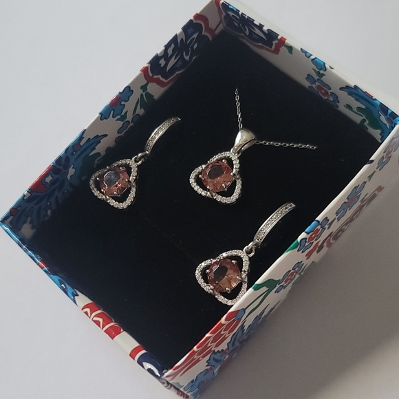 925 Sterling Silver Turkish Zultanite Wedding Jewelry Set  for Women,NEW, - Picture 5 of 13